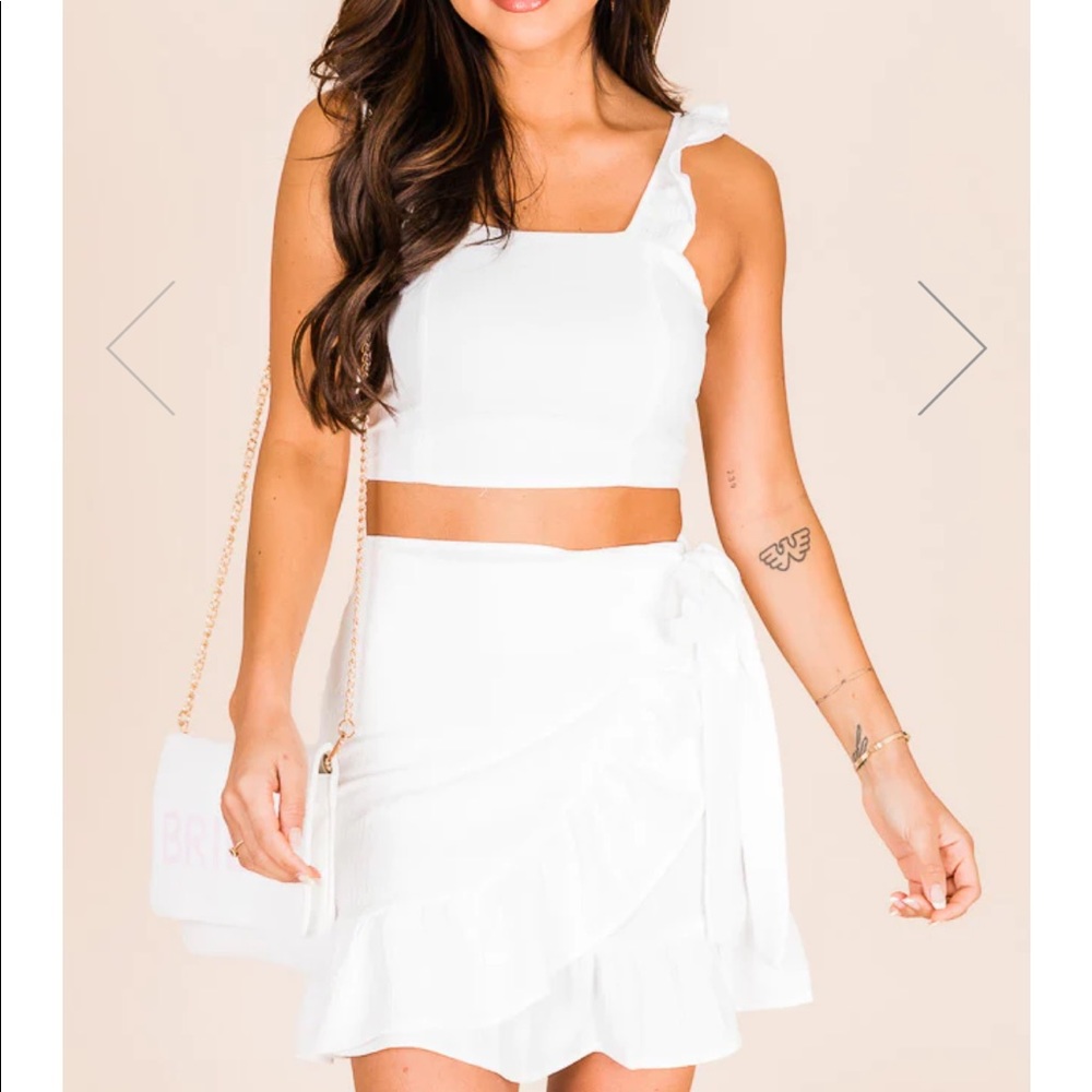 Meant To Be White 2 piece set